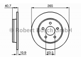 Тормозной диск

Диск тормозной FORD FOCUS II 04>/C-MAX 1.6/1.8/2.0/2.0D 04> перед

Диаметр [мм]: 265
Толщина тормозного диска (мм): 10,9
Минимальная толщина [мм]: 9
Диаметр ступицы колеса [мм]: 63,5
Число отверстий: 5