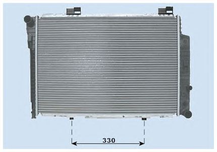 запчасти, Радиатор двигателя MB W202 2.0-2.5D 93-01 MB 202 500 36 03 