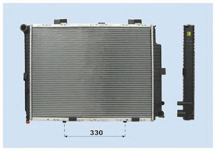 запчасти, Радиатор двигателя MB W210 4.2-5.0/3.0D 95-03 MB 210 500 12 03 