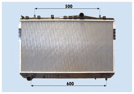 запчасти, Радиатор двигателя GM LACETTI 1.4-1.8 04- GM 96553378 
