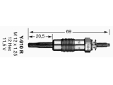 Свеча накаливания

Свеча накала Y-910R

Напряжение [В]: 11,5
Сила тока [A]: 5
Сопротивление [Ом]: 0,9
Общая длина [мм]: 69
Монтажная глубина [мм]: 20,5
Размер резьбы: M12 X 1,25 mm
Момент затяжки [Нм]: 23
Ширина зева гаечного ключа: 12 mm
Техника подключения: M4 / 0,8 - 1,5 Nm