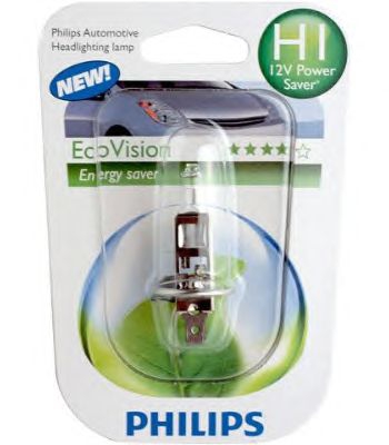 запчасти, Лампа H1 EcoVision 12V 55W P14.5s (blister 1шт.)  