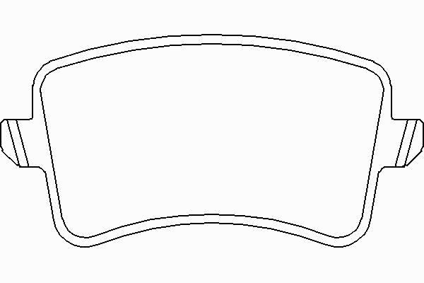запчасти, Колодки тормозные дисковые задние AUDI A4 (8K2) 08 -