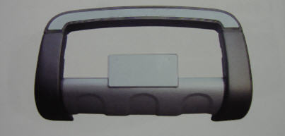 SANTA FE {НАКЛАДКА НА ПЕРЕД БАМП} ТЮНИНГ ХРОМ-СЕР на Hyundai Santa Fe Classic (Хендай Санта Фе Классик) 2001 - цена, наличие, описание