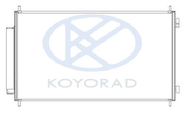 CR-V КОНДЕНСАТОР КОНДИЦ (KOYO) на Honda CRV 3 (Хонда СРВ 3) (2006-) - цена, наличие, описание