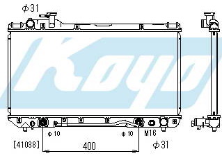 RAV4 РАДИАТОР ОХЛАЖДЕН AT 2 (KOYO) на Toyota RAV4 1 (Тойота РАВ4 1) 1994-2000 - цена, наличие, описание