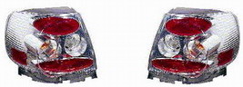 AUDI A4 ФОНАРЬ ЗАДН ВНЕШН Л+П (КОМПЛЕКТ) (СЕДАН) ТЮНИНГ 3D-ДИЗАЙН ПРОЗРАЧ ВНУТРИ ХРОМ на Audi A4 (Ауди А4)  (8D, B5) (1995-2000) - цена, наличие, описание