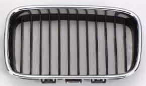 BMW E36 Решетка радиатора левая хром-черн на BMW e36 (БМВ е36) - цена, наличие, описание