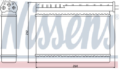 BMW E36 Радиатор отопителя (NISSENS) (см.каталог) на BMW e36 (БМВ е36) - цена, наличие, описание