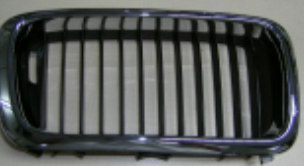 BMW E38 Решетка радиатора правая хром-черный на BMW e38 (БМВ е38) - цена, наличие, описание