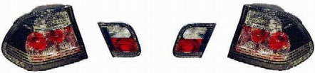 BMW E46 Фонарь задний внешний+внутренний левый+правый (КОМПЛЕКТ) (СЕДАН) тюнинг прозрачный хрустальный тонированный на BMW e46 (БМВ е46) - цена, наличие, описание