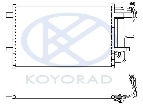 3 КОНДЕНСАТОР КОНДИЦ (KOYO) на Mazda 3 (Мазда 3) 2009- - цена, наличие, описание