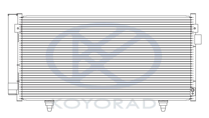 IMPREZA {FORESTER 07-} КОНДЕНСАТОР КОНДИЦ (KOYO) на Subaru Forester (Субару Форестер) 1999- - цена, наличие, описание